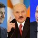 Lukasenko , Putin, Zelensky